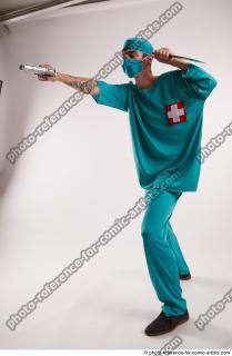 FALCO DOCTOR WITH GUN AND KNIFE